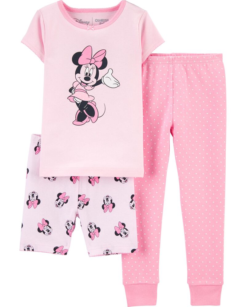 Toddler Girls/' 2 piece Minnie Mouse Pajama Set Size 4T Pink